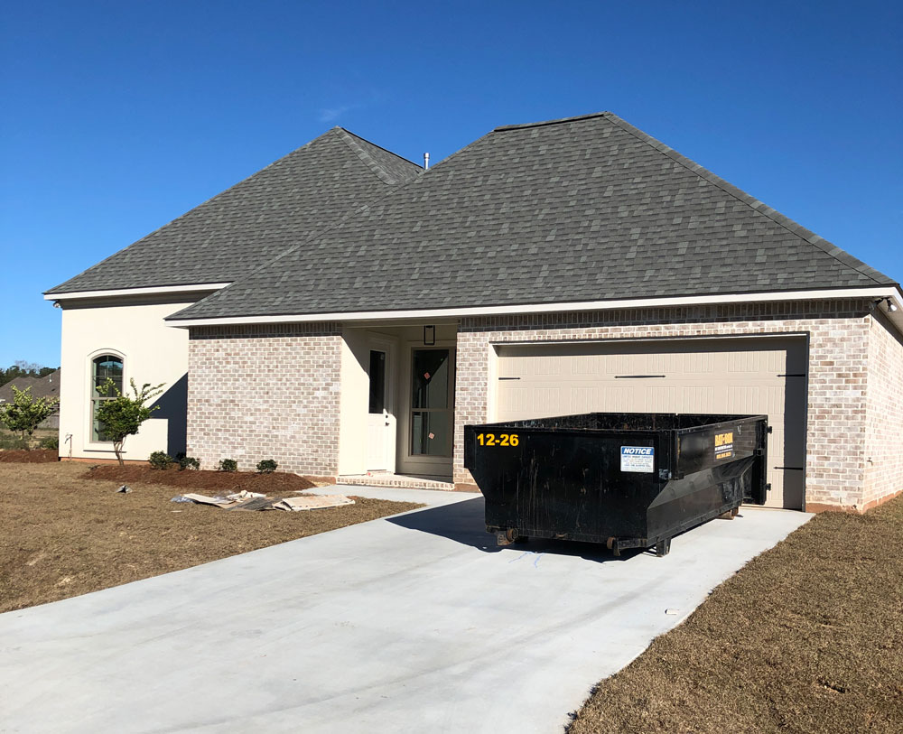 Dumpster In Driveway