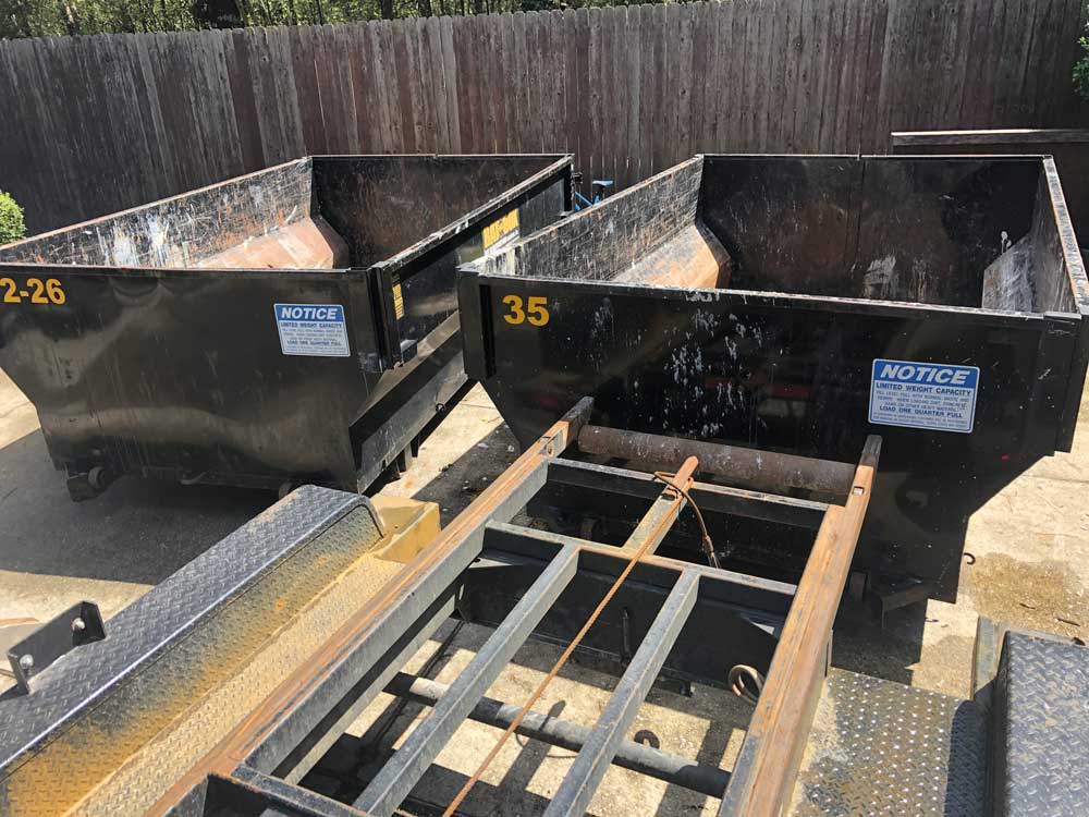 Unloading Dumpsters